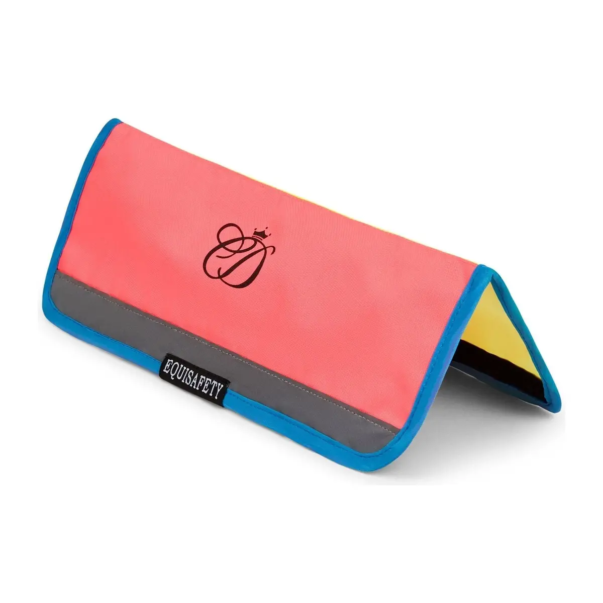 Equisafety Multi Coloured Hi Vis Nose Band - Pink/Yellow 1