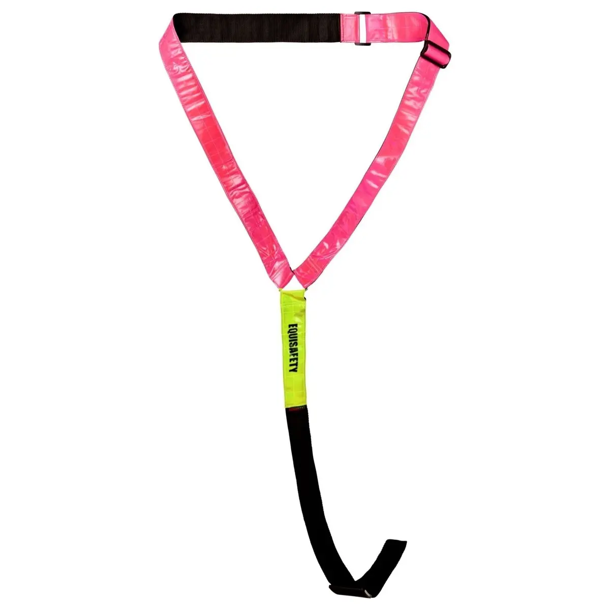 Equisafety Multi Coloured Neck Band - Pink/Yellow 1