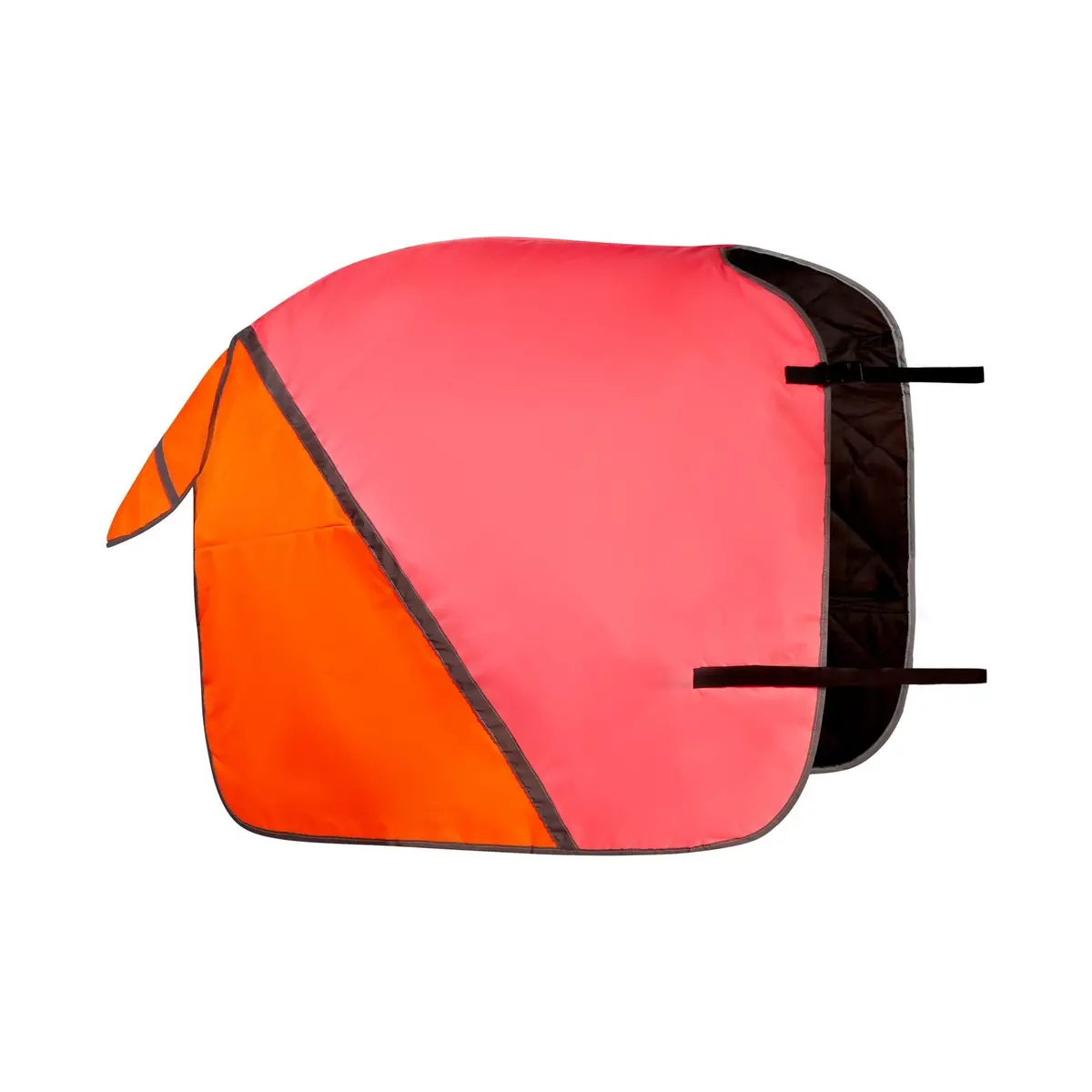 Equisafety Multi Coloured Waterproof Hi Viz Horse Sheet - Pink/Orange 1