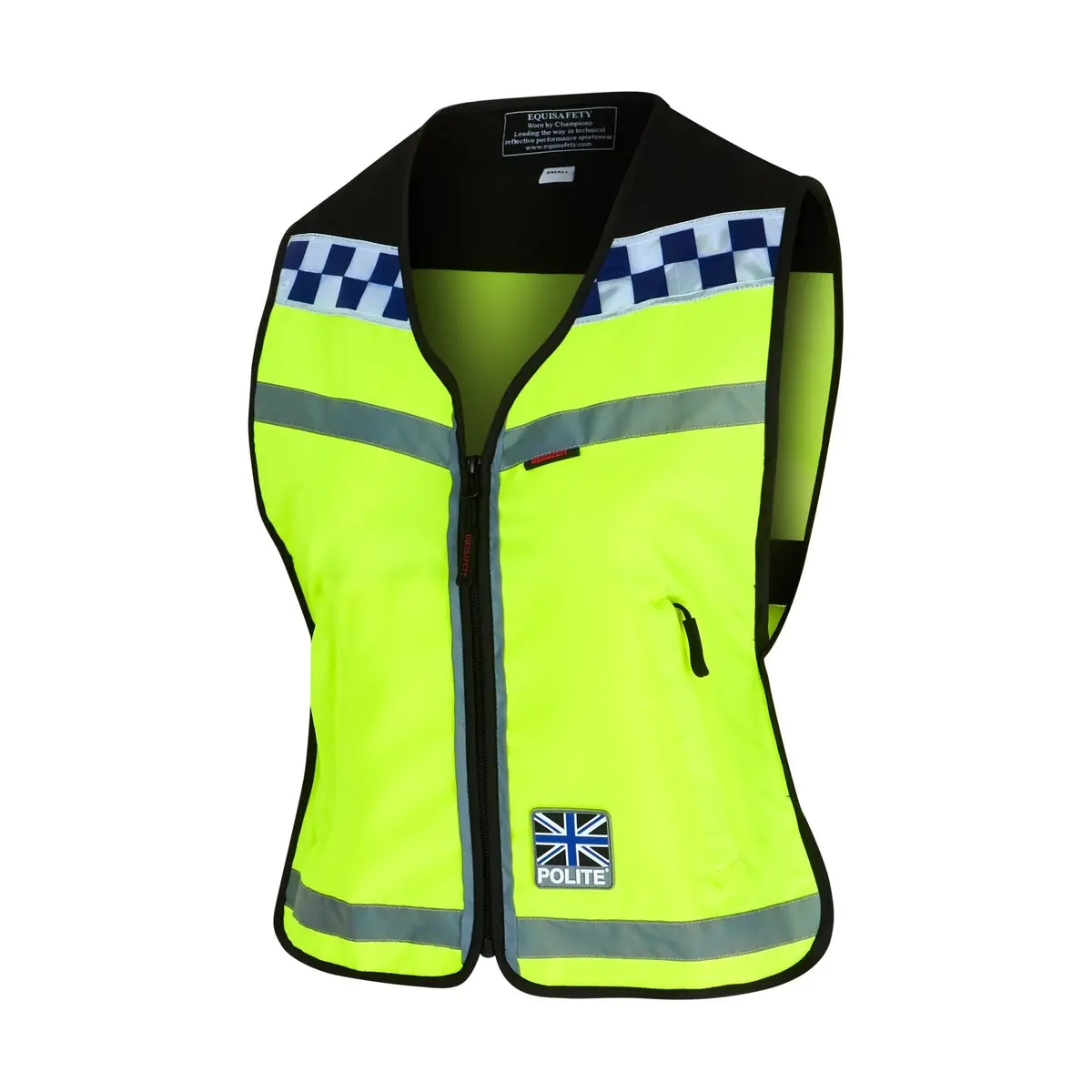 Equisafety Polite Horse Waistcoat - Please Slow Down 2