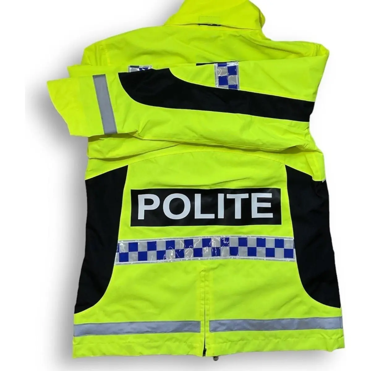 Equisafety Polite Lightweight Waterproof Hi Vis Jacket 5