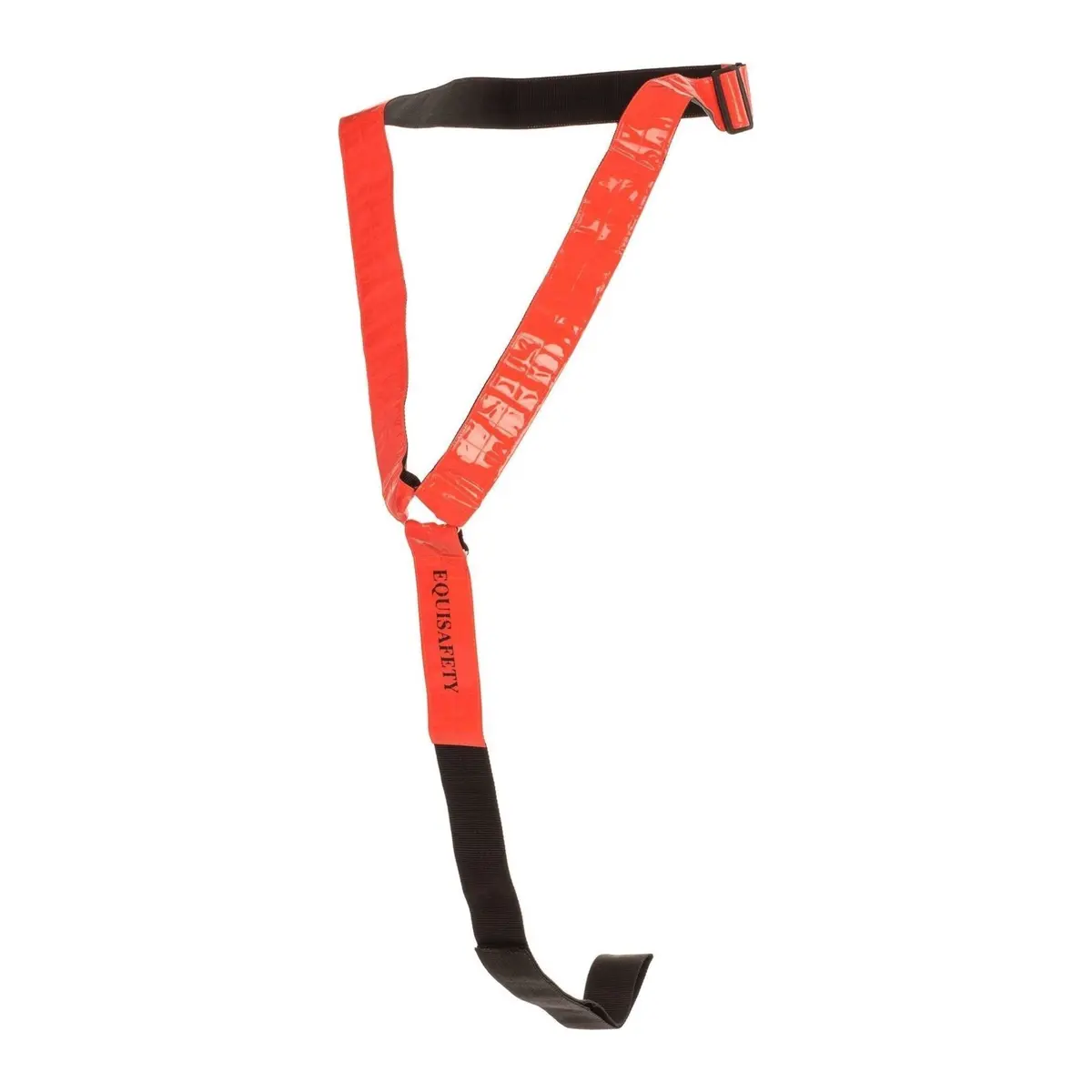 Equisafety Reflective Horse Wear Neck Band- Red-Orange 1