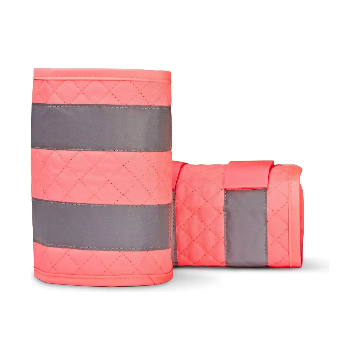 Equisafety Reflective Horse Wear Quilted Leg Boots - Pink 1