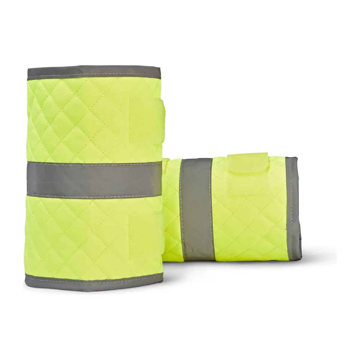 Equisafety Reflective Horse Wear Quilted Leg Boots - Yellow 1