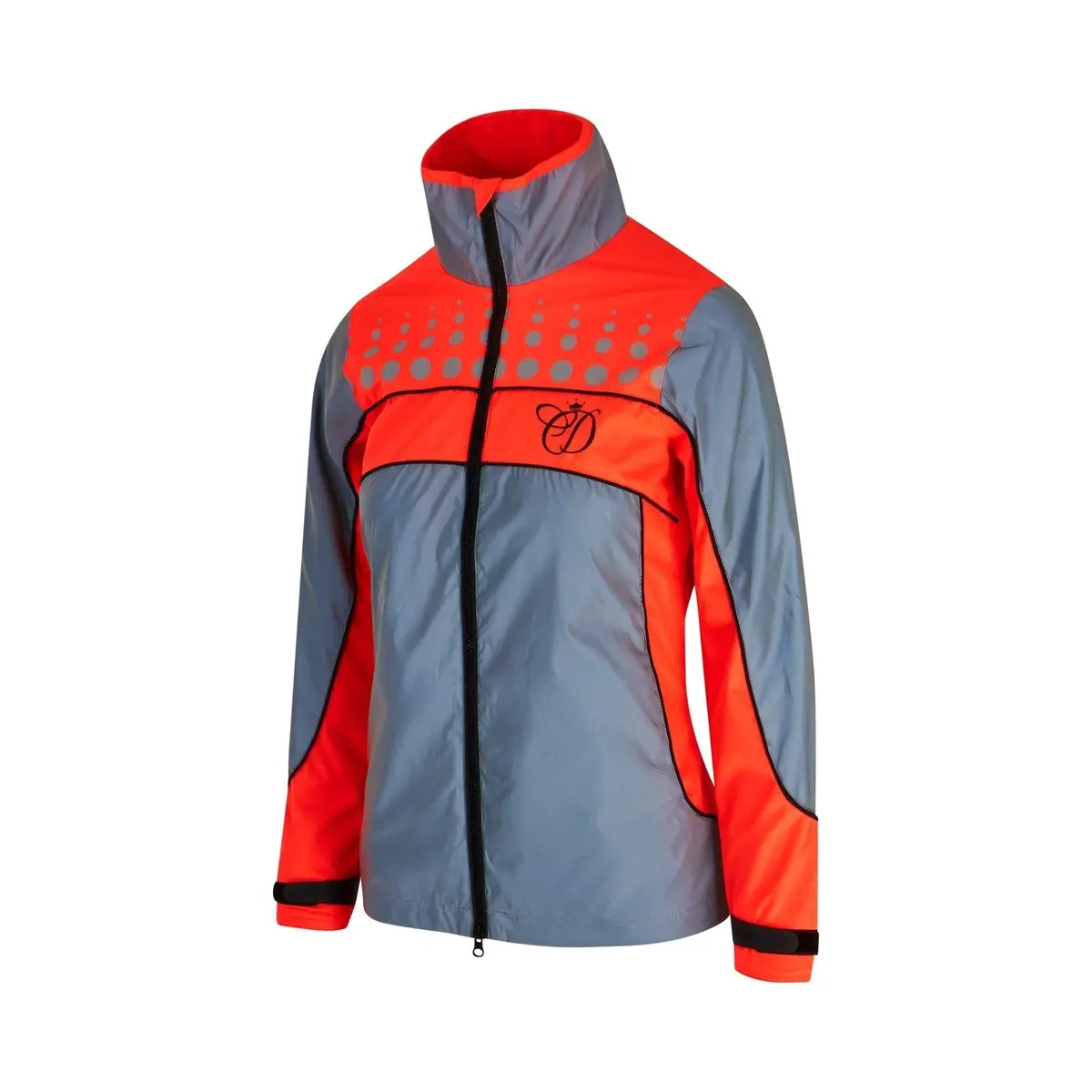 Equisafety Reflective Mercury Riding Jacket -Red/Orange 1