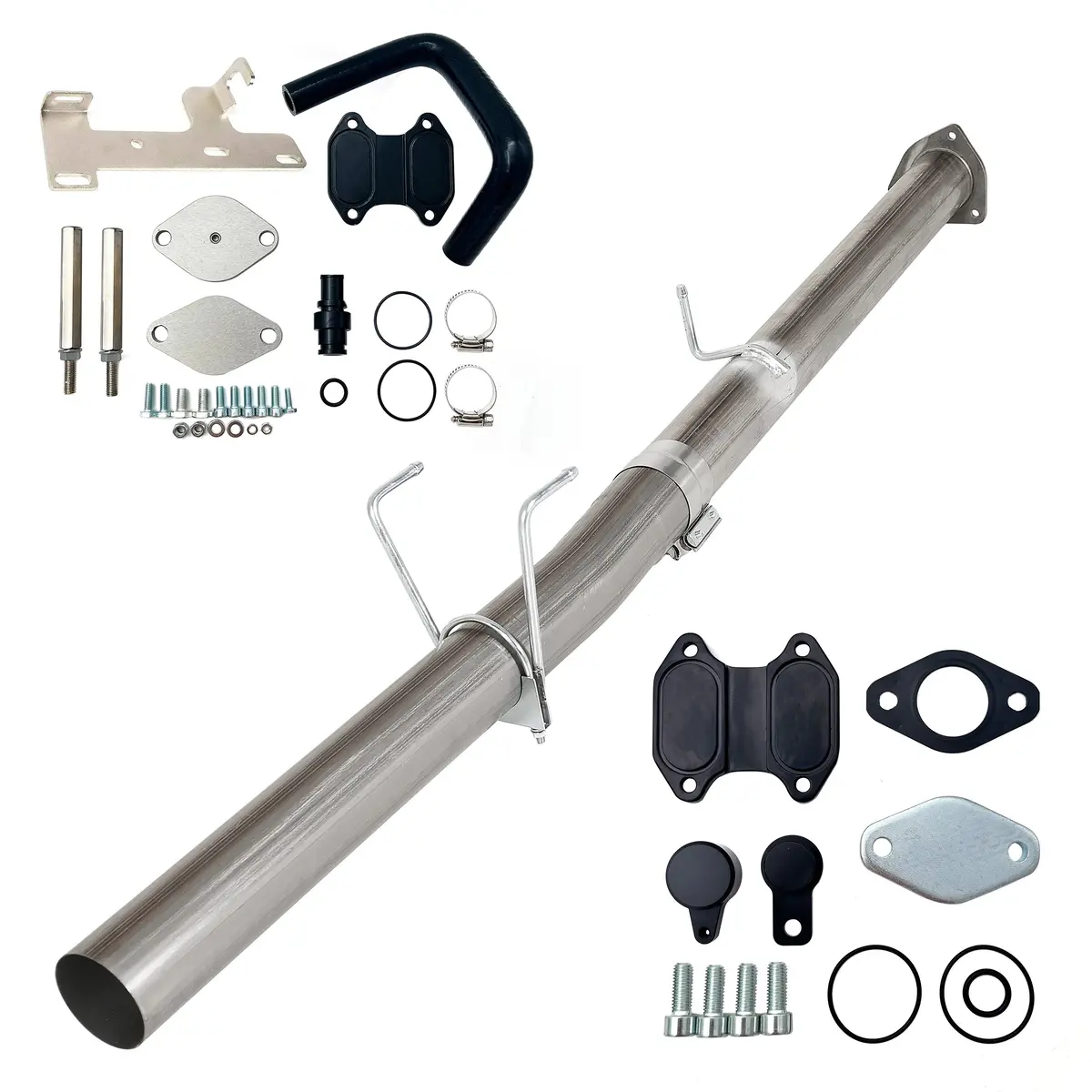 Seguler 2013-2018 6.7L Ram Cab & Chassis 4" Dpf Delete Pipe W/Egr Delete Kit 1