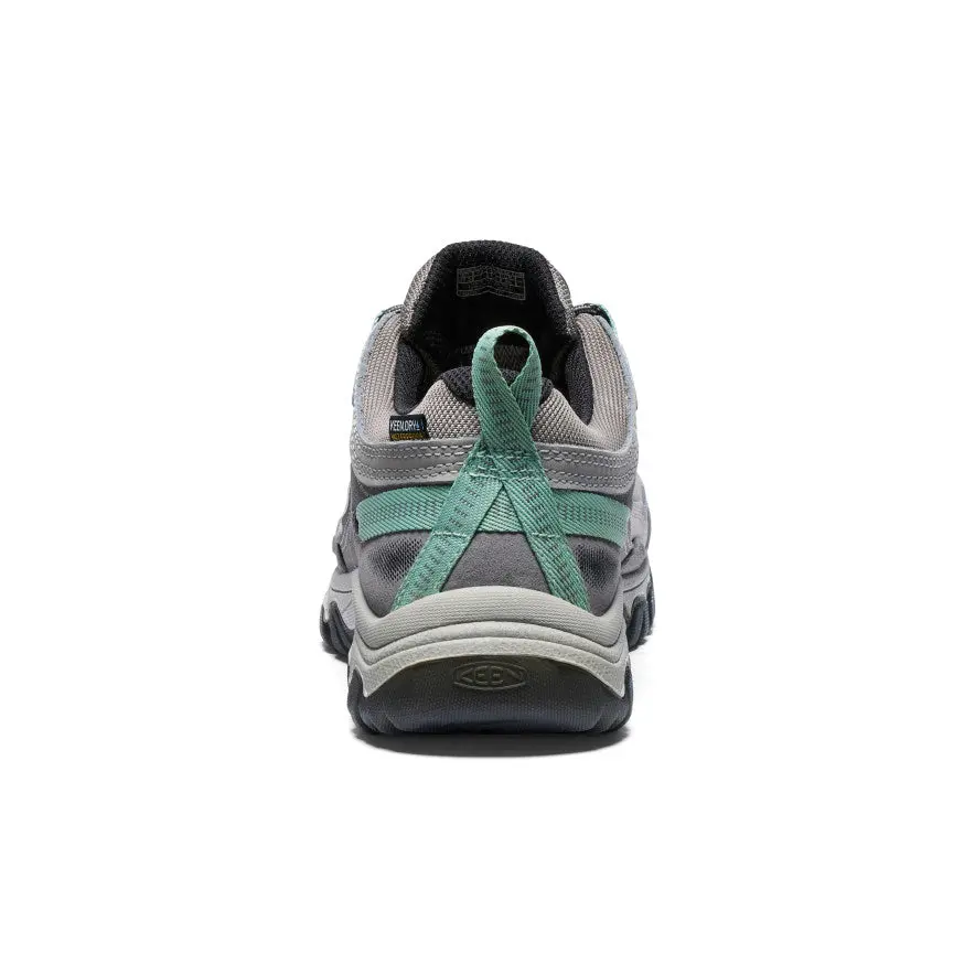 Women's Targhee Iv Waterproof Hiking Shoe | Alloy/Granite Green 5