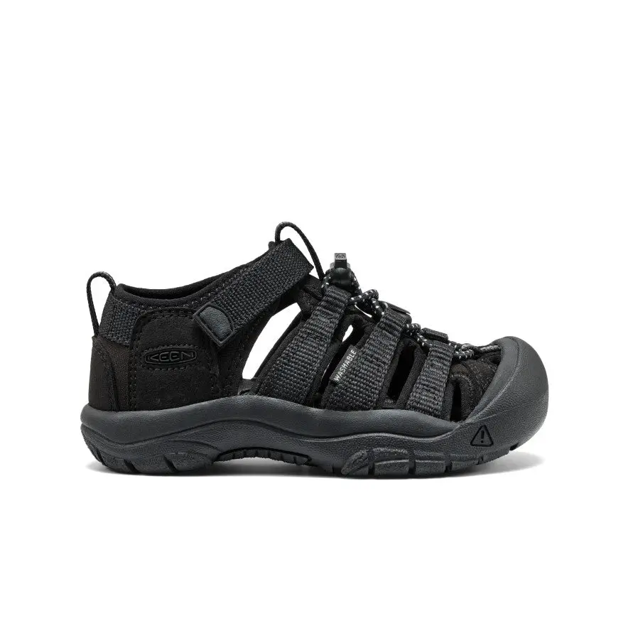 Little Kids' Newport H2  |  Triple Black 1