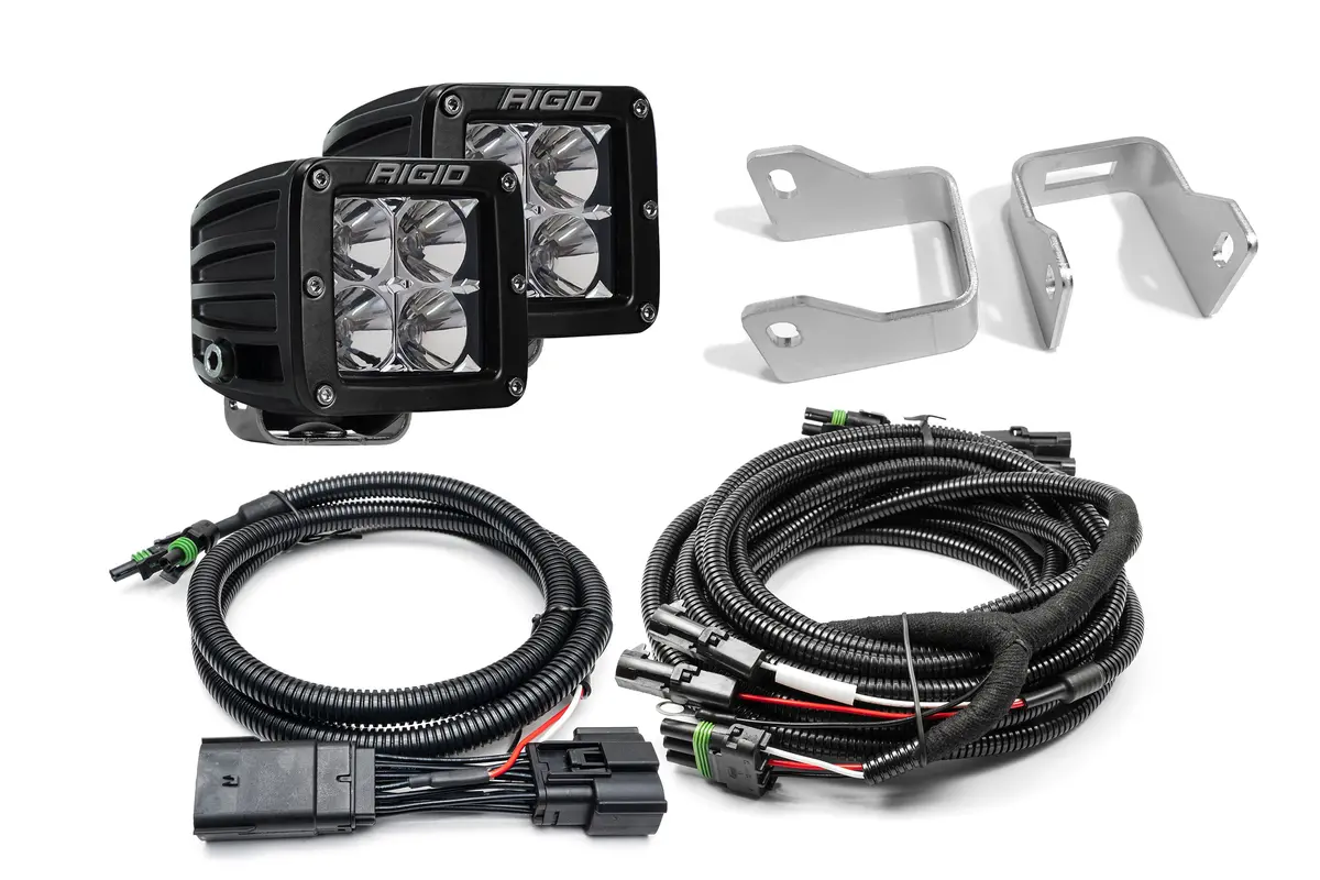 Spv Parts 2017-2020 Ford F-150 Raptor Rear Rigid Pro Light Backup Kit With Rigid Industries Pro Flood Lights #202113 3