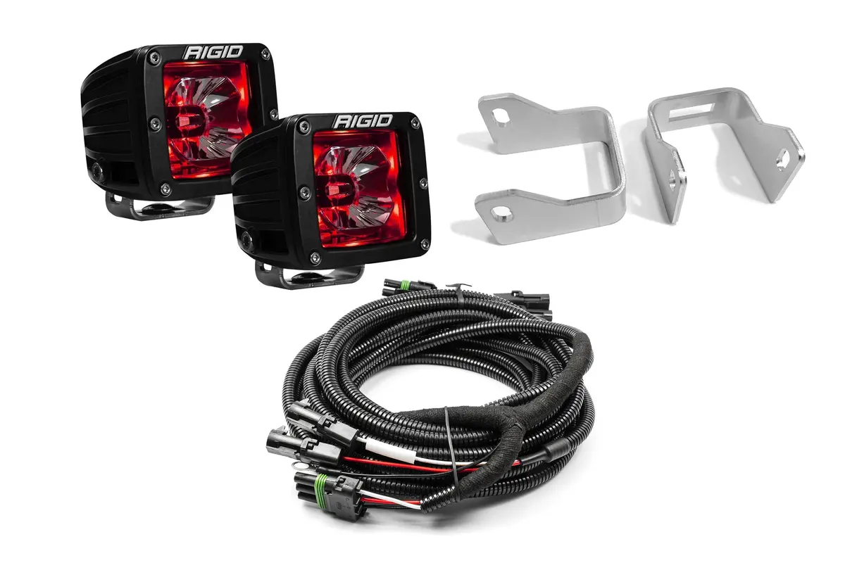Spv Parts 2021-2026 Ford F-150 Raptor Red Rigid Radiance Scene Reverse Kit 1