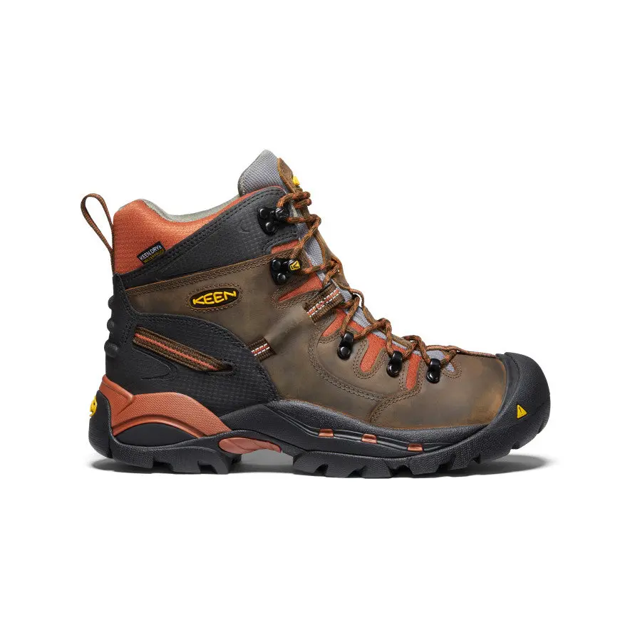 Men's Pittsburgh 6" Waterproof Boot (Soft Toe) | Cascade Brown/Bombay Brown 1