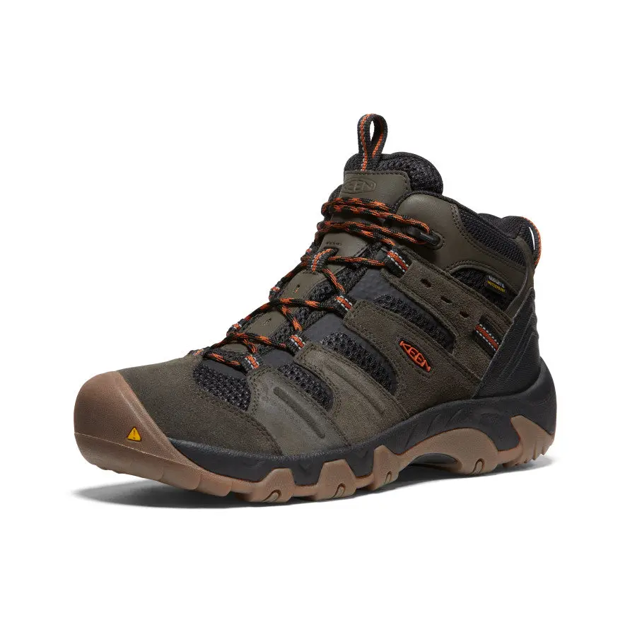 Men's Headout Waterproof Hiking Boot | Black Olive/Fossil Orange 3