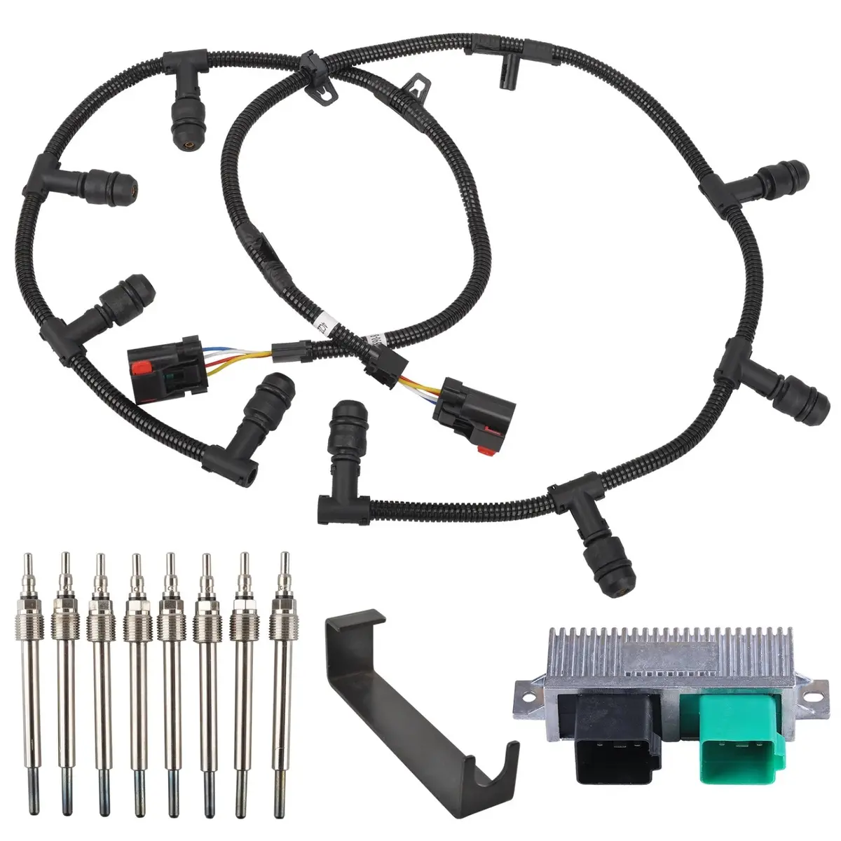 Glow Plugs Harnesses Gpcm Controller For 6.0L Powerstroke Ford F250 Excursion (2004-2010) 1