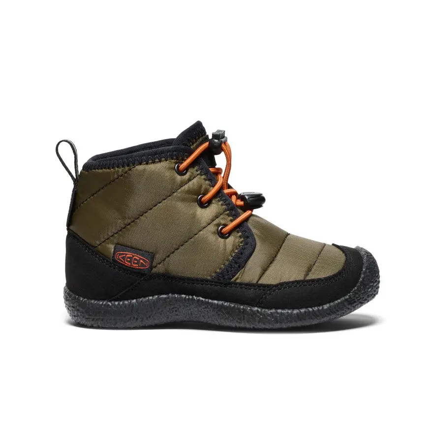 Little Kids' Howser Ii Waterproof Chukka | Dark Olive/Gold Flame 1