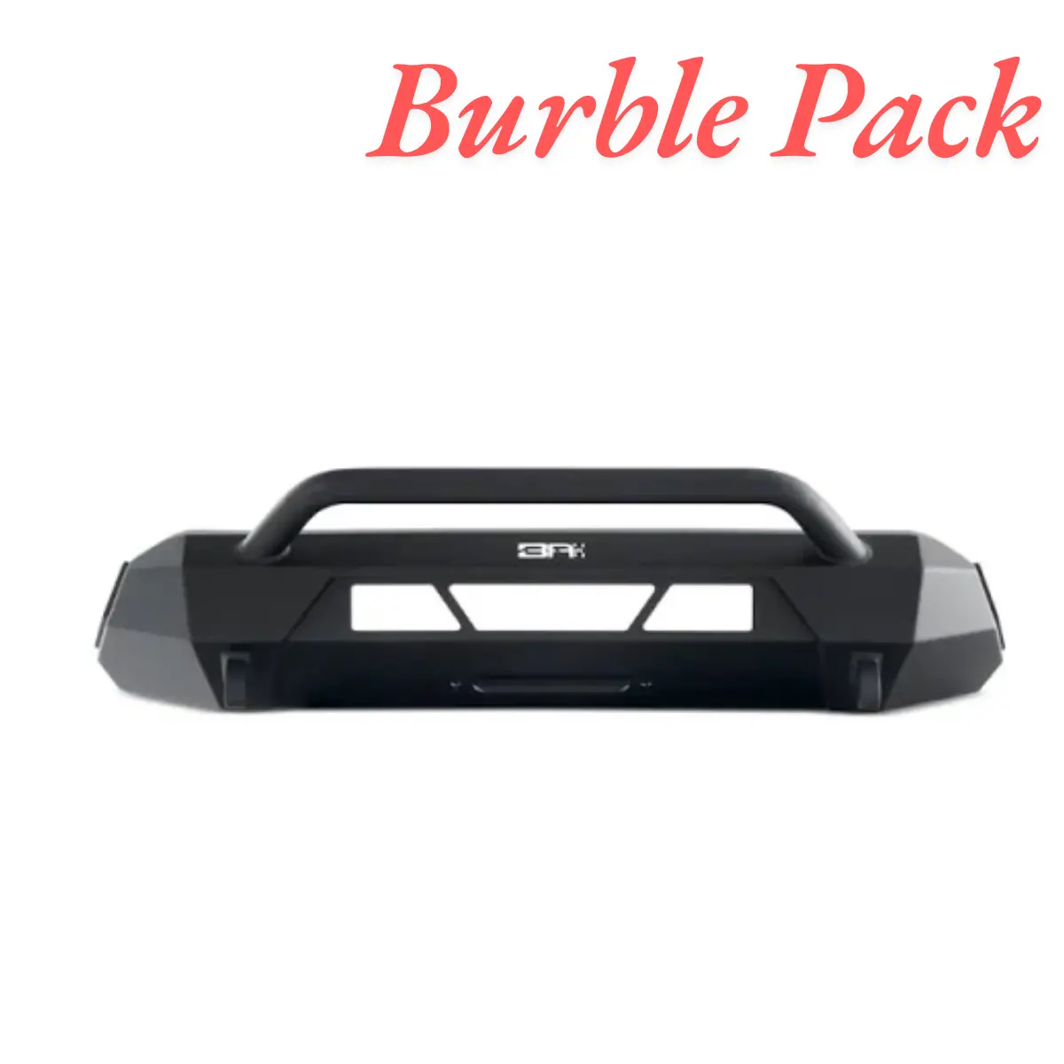Burble Pack Pro-Mod Front Rear Bumper Textured Black 1