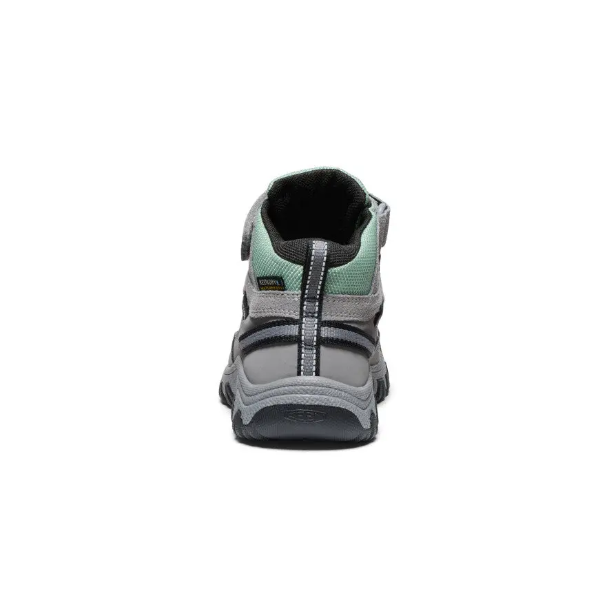Little Kids' Targhee Iv Waterproof Hiking Boot | Alloy/Granite Green 5