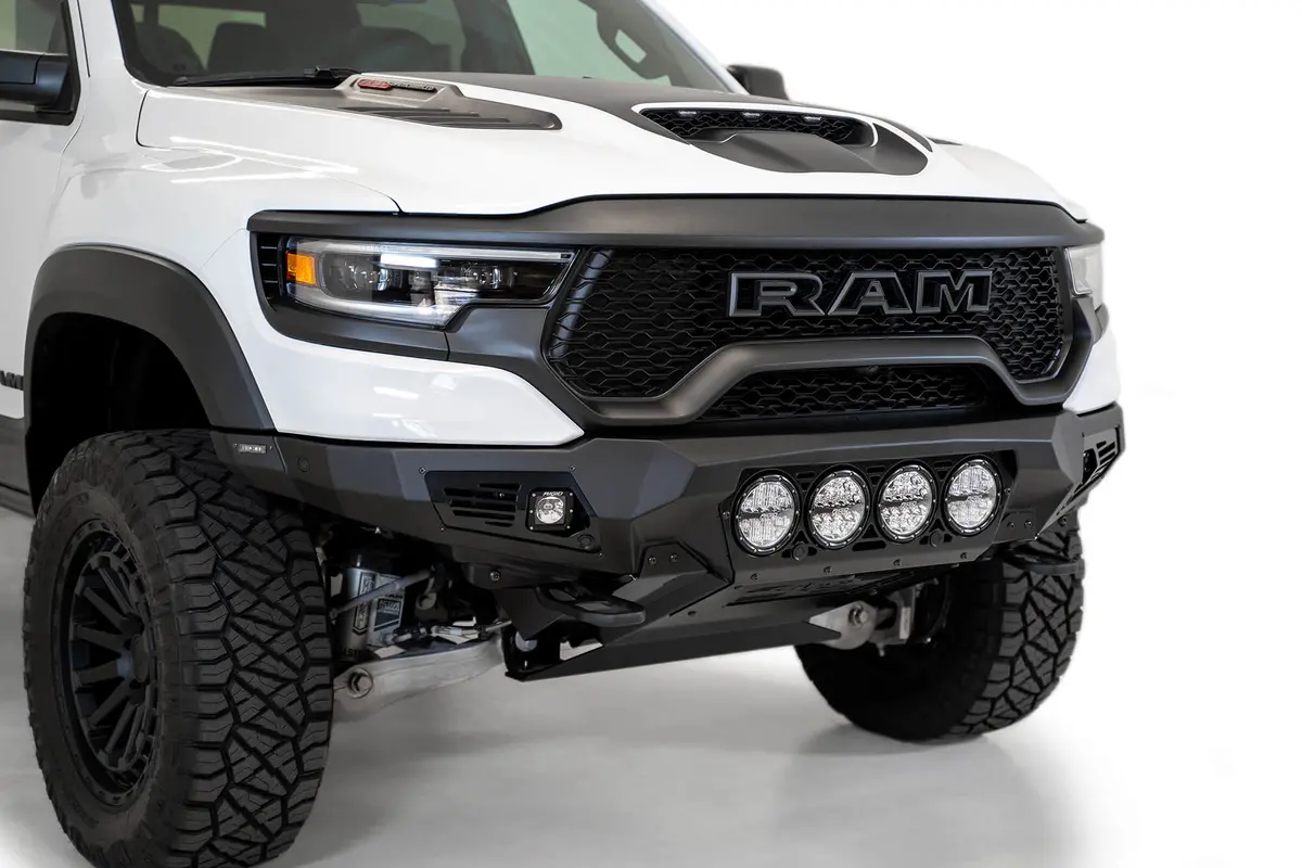 Addictive Desert Designs 2021-2023 Ram 1500 Trx Bomber Front Bumper (Rigid) - F620014110103 1