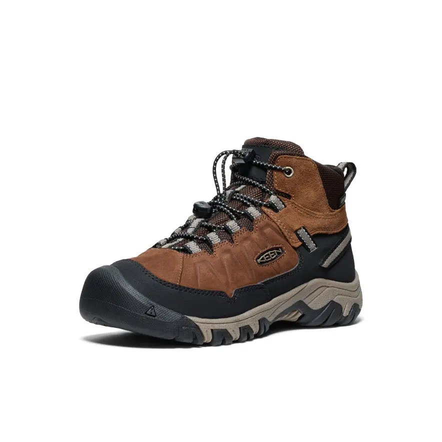 Big Kids' Targhee Iv Waterproof Hiking Boot | Bison/Brindle 3