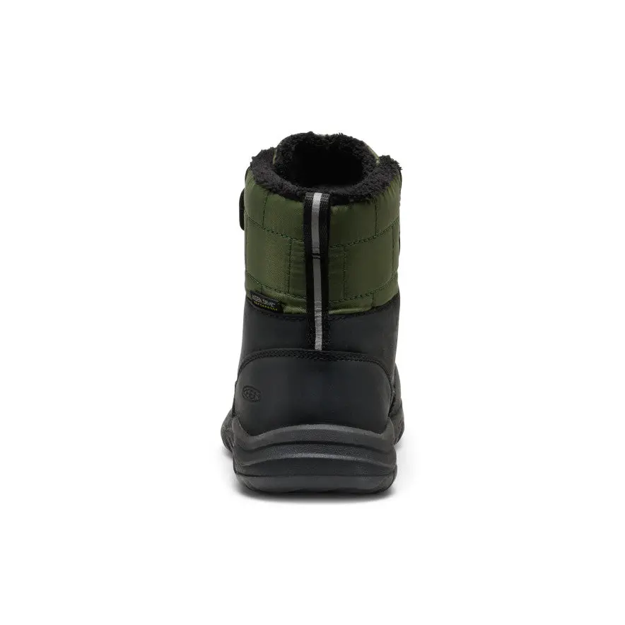 Little Kids' Kanibou Waterproof Winter Boot | Black/Bronze Green 5