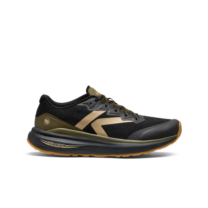Men's Wk500 Walking Shoe  |  Black/Dark Olive 1