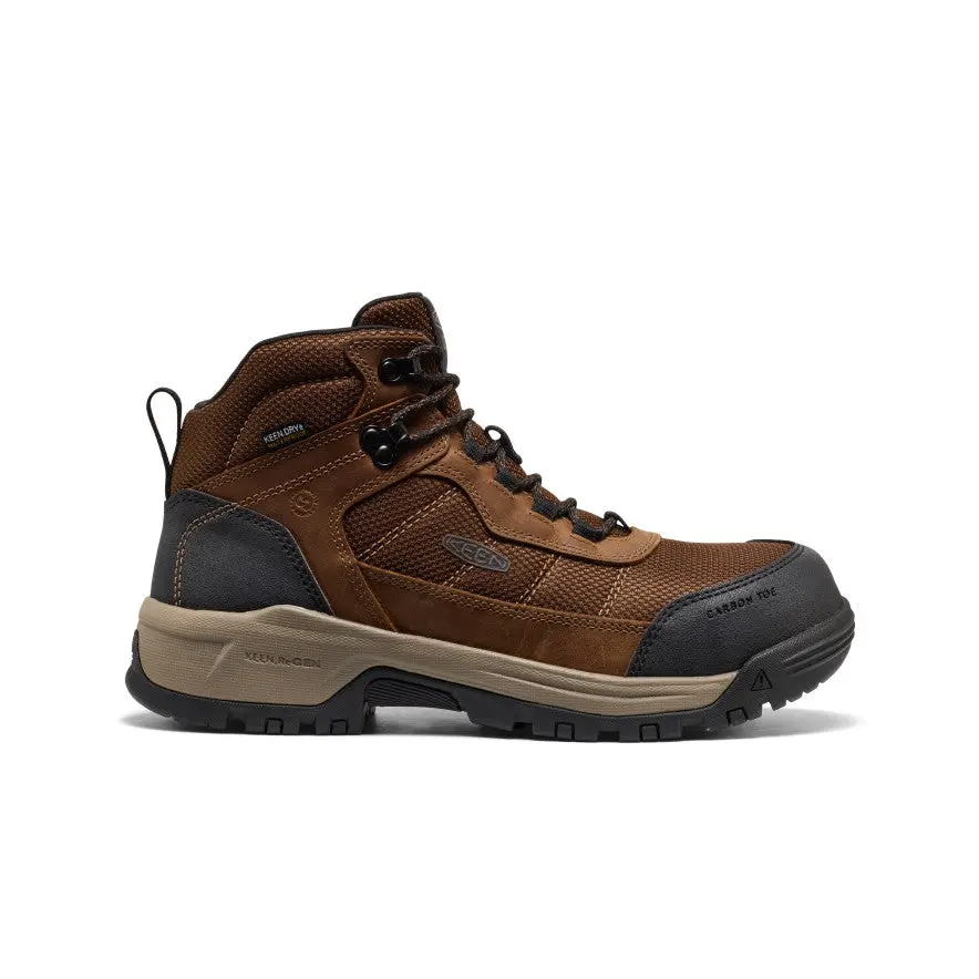 Men's Skokie Waterproof Work Boot (Carbon Toe)  |  Dark Earth/Black 1