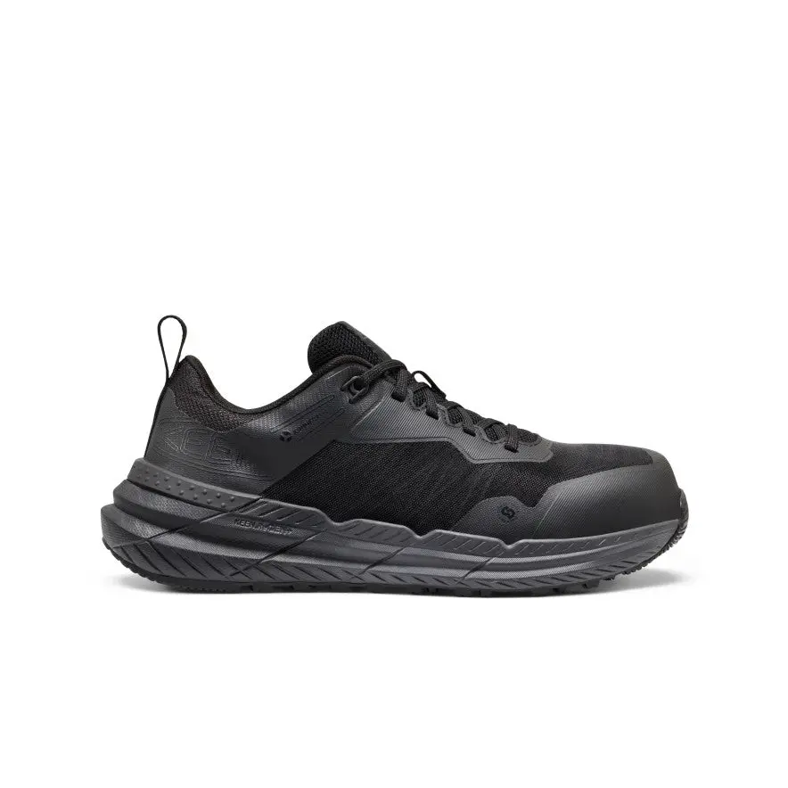 Women's Speedworks Esd Work Sneaker (Carbon Toe)  |  Black/Black 1