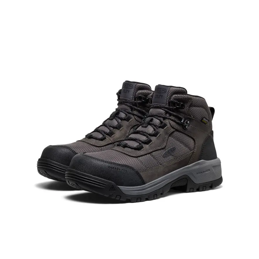Men's Skokie Waterproof Work Boot (Carbon Toe) | Magnet/Black 2