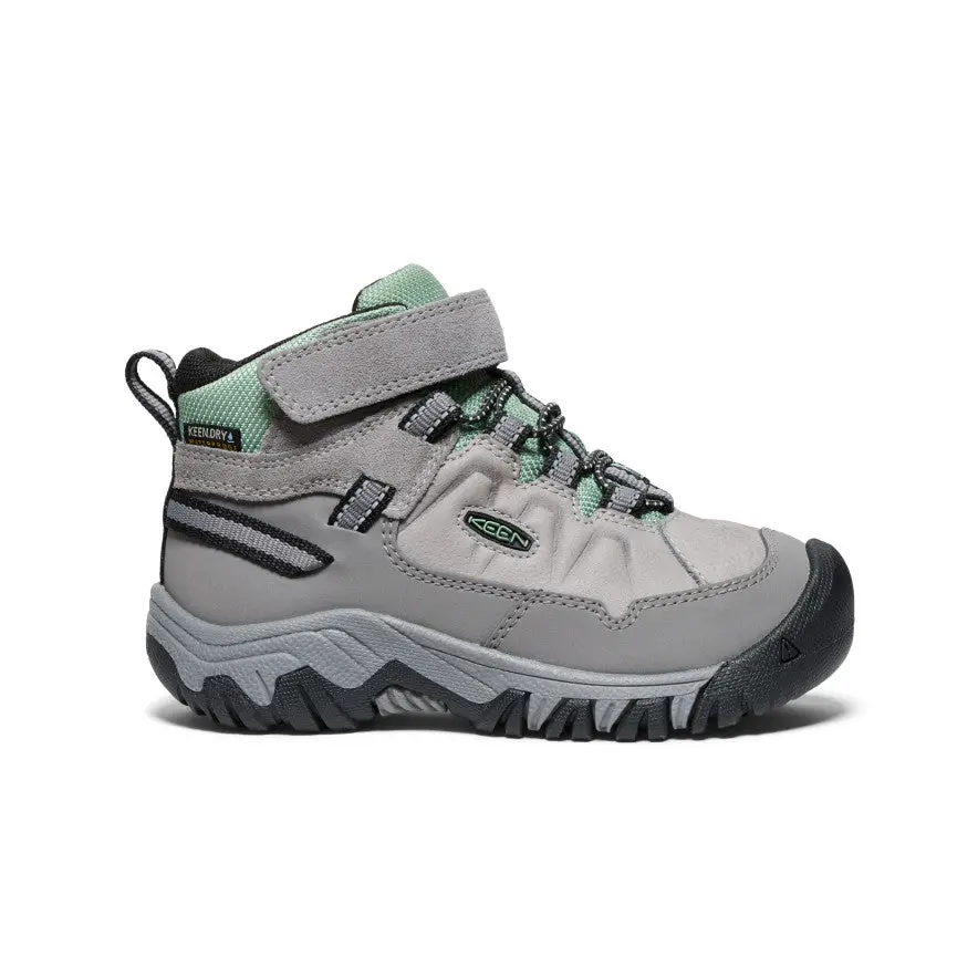 Little Kids' Targhee Iv Waterproof Hiking Boot | Alloy/Granite Green 1