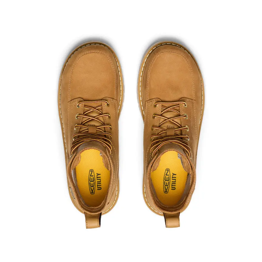 Men's San Jose 6" Waterproof 90° Heel Boot (Aluminum Toe) | Bistre/Gum 4