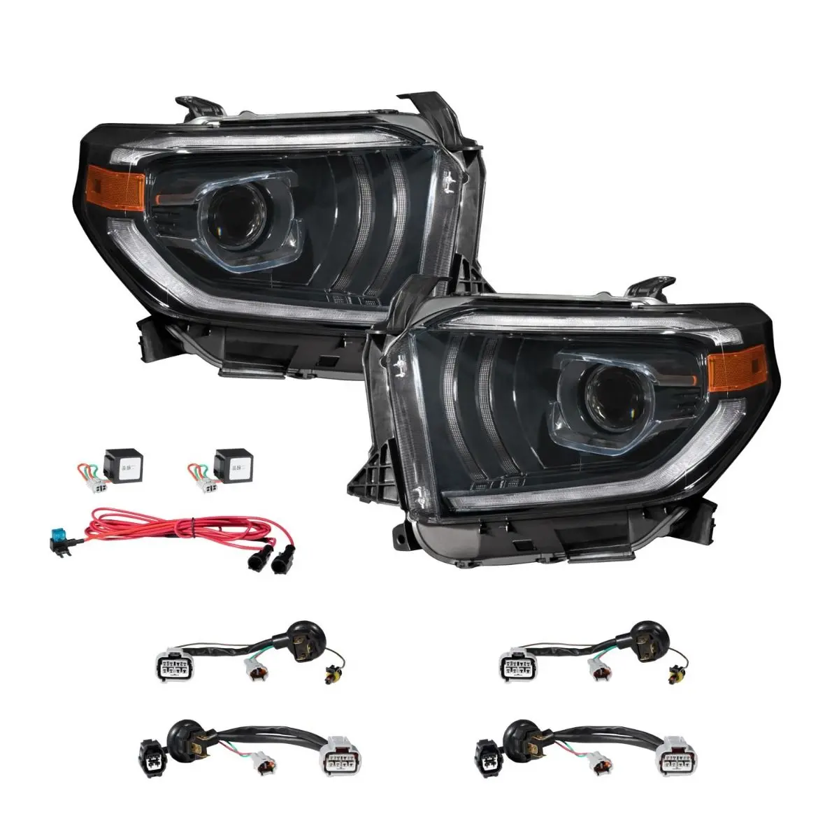 2014-2021 Toyota Tundra Led Projector Headlights Pair Form Lighting - Fl0003 1