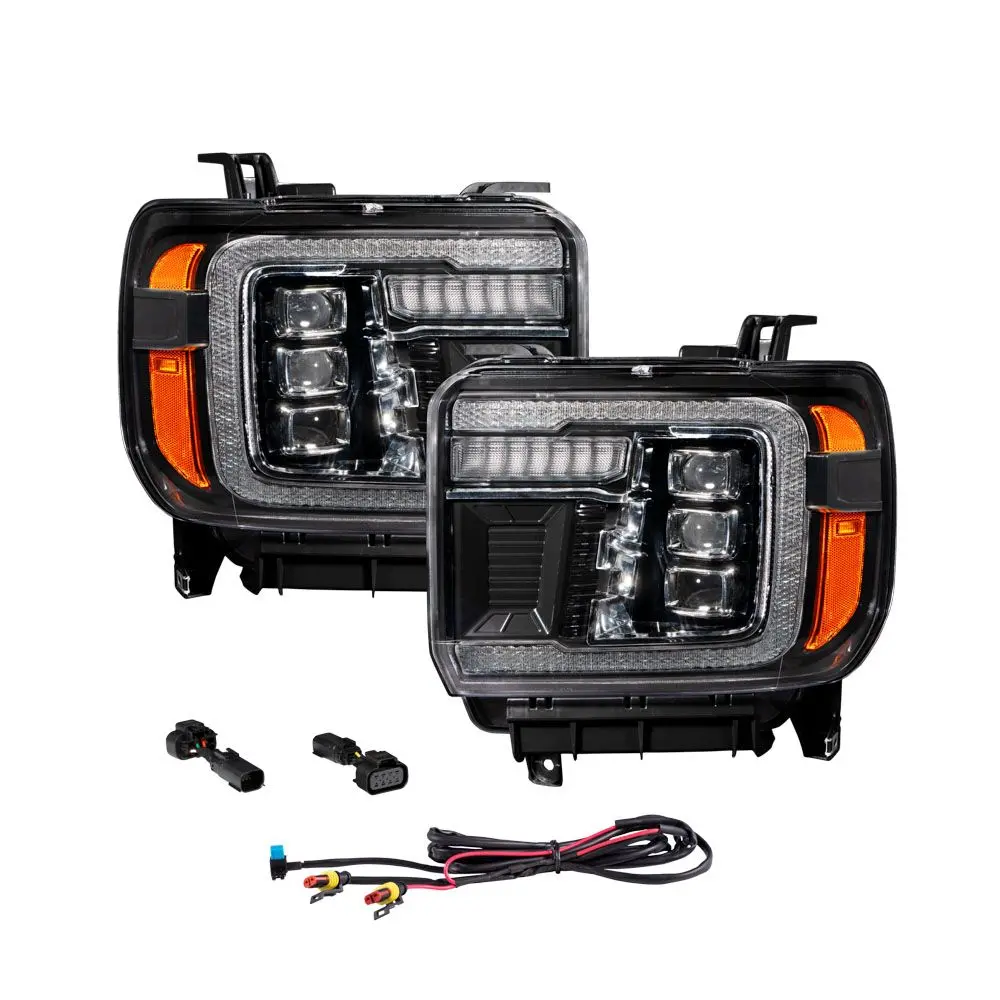 14-18 Gmc Sierra 1500 And 15-19 Gmc Sierra 2500/3500 Led Projector Headlights Pair Form Lighting - Fl0012 1