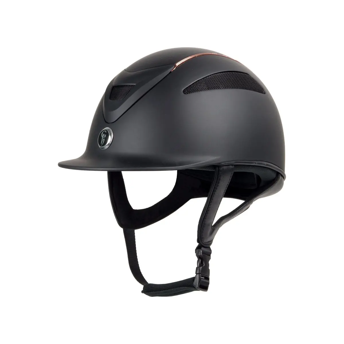 Gatehouse Conquest Mkii - Riding Hat - Black/Rose Gold Limited Edition 1