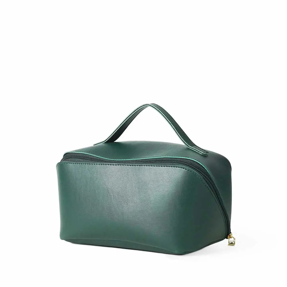Large Capacity Travel Cosmetic Bag Green 1
