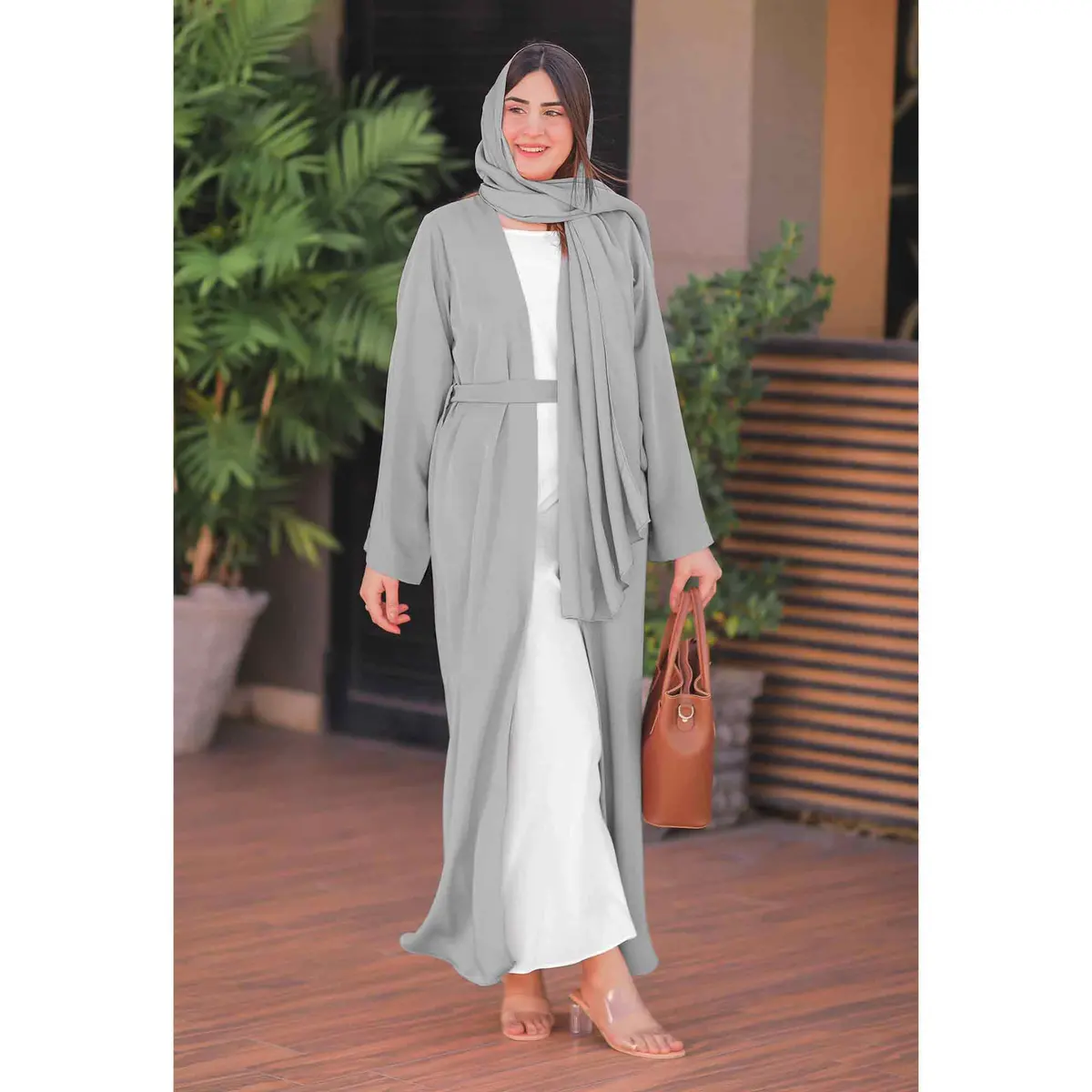 Abaya (Silver Color) 1