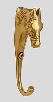 Brass Horsehead Hook 1