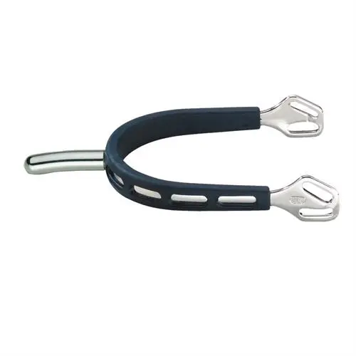Herm Sprenger® Ultra Fit Extra Grip Spurs With Balkenhol Fastening - Short, Rounded, Neck End 1