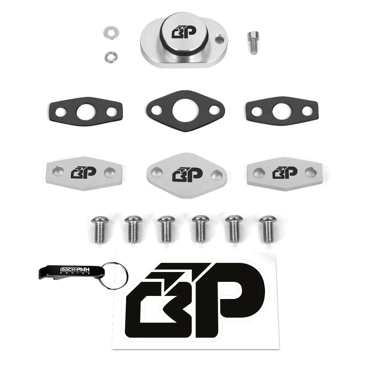 1998-2000 Chevy Camaro Ls1 Egr Air Emissions Block Off Plate Set 1