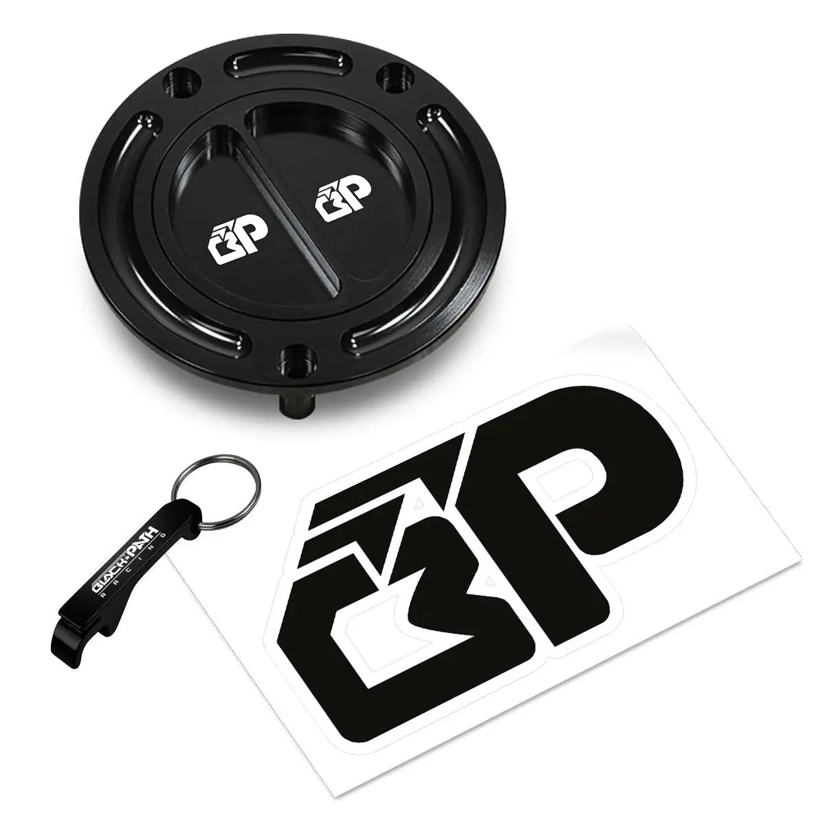 Billet Fuel Tank Gas Cap Kit Fits 2000-2006 Kawasaki Ninja Zx 6R / 636 Zx 1