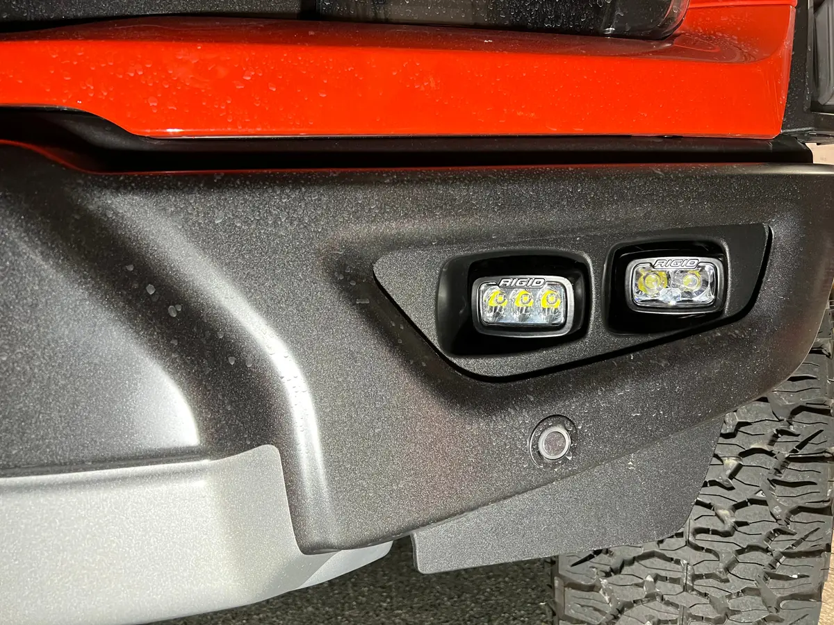 Spv Parts 2021-2026 Ford F-150 Raptor & Bronco Raptor Oem Fog Light Upgrade Kit With Brackets & Rigid Sr-M Direct Replacement Lights 6
