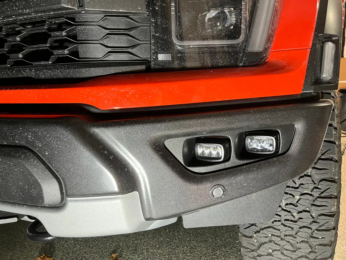 Spv Parts 2021-2026 Ford F-150 Raptor & Bronco Raptor Oem Fog Light Upgrade Kit With Brackets & Rigid Sr-M Direct Replacement Lights 2