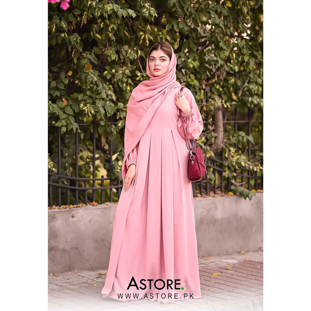 Diva Abaya (Pink) 1