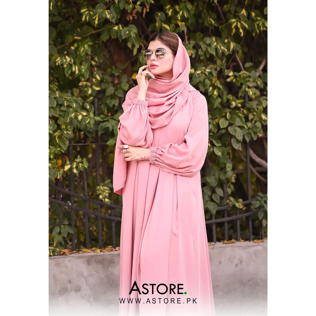 Diva Abaya (Pink) 2