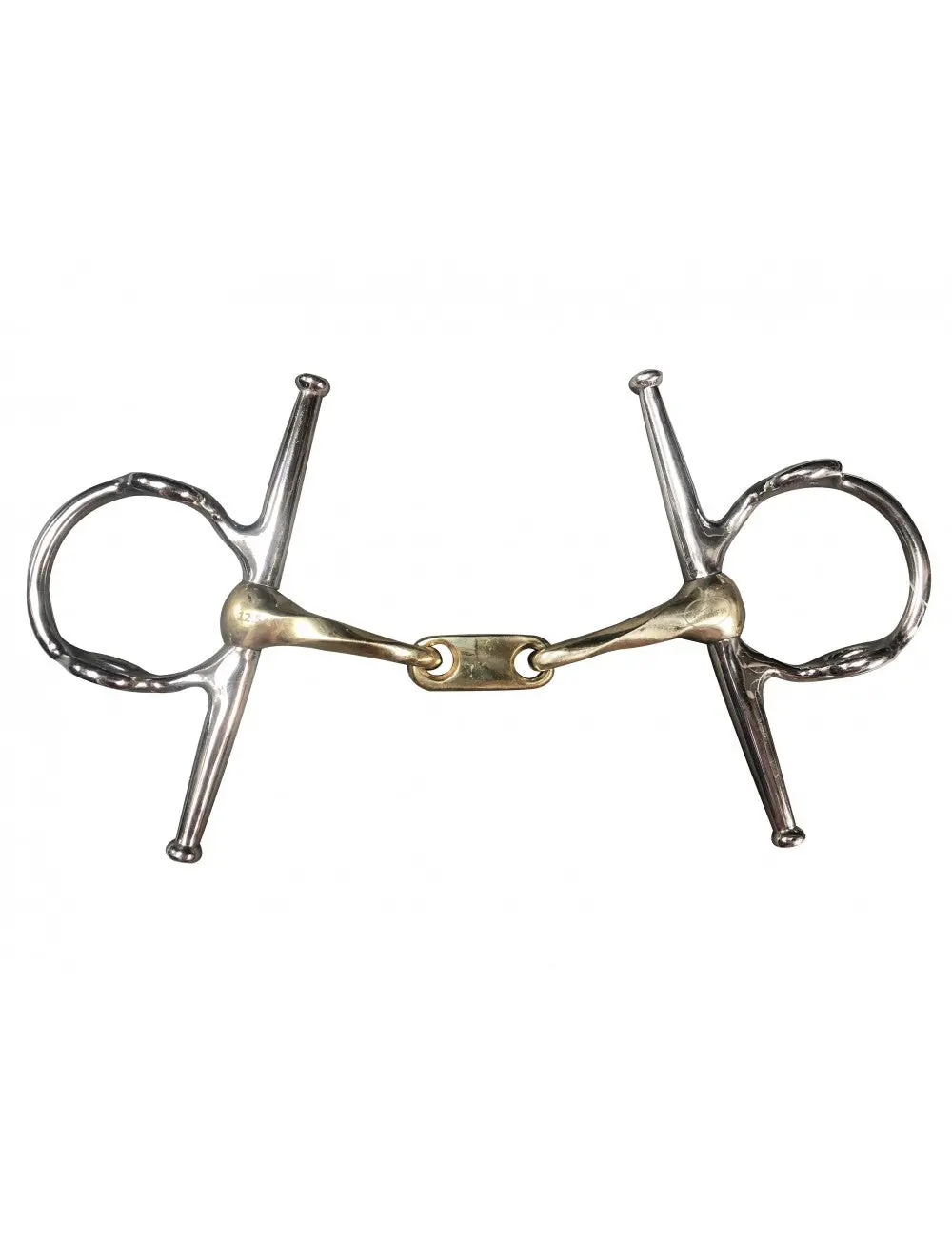 Jump'in Twisted Copper French Link Full Cheek Gag 1
