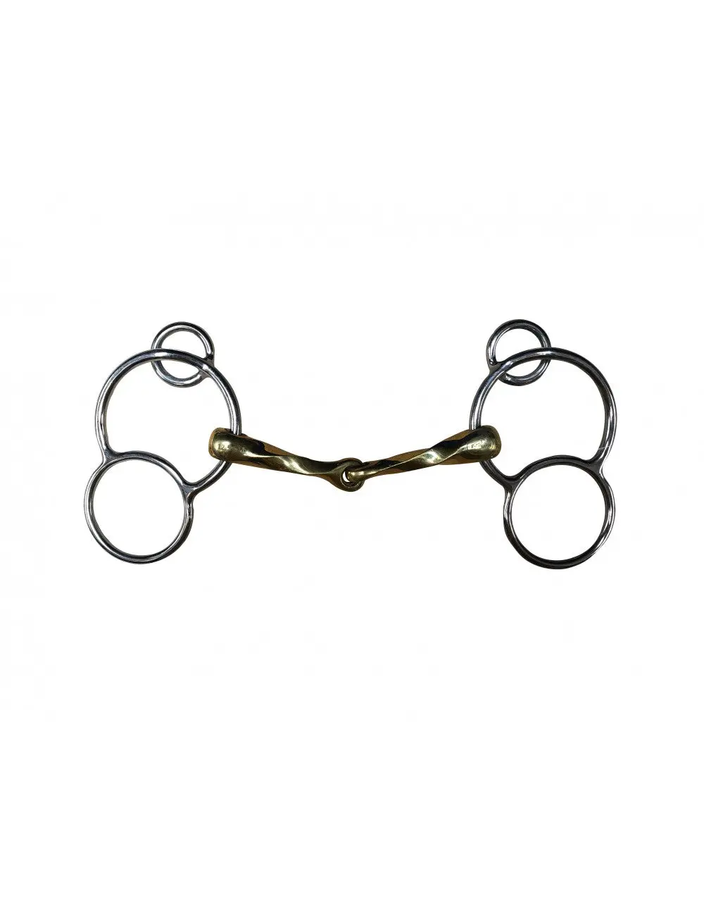 Jump'in Copper Twisted 3 Ring Gag 1