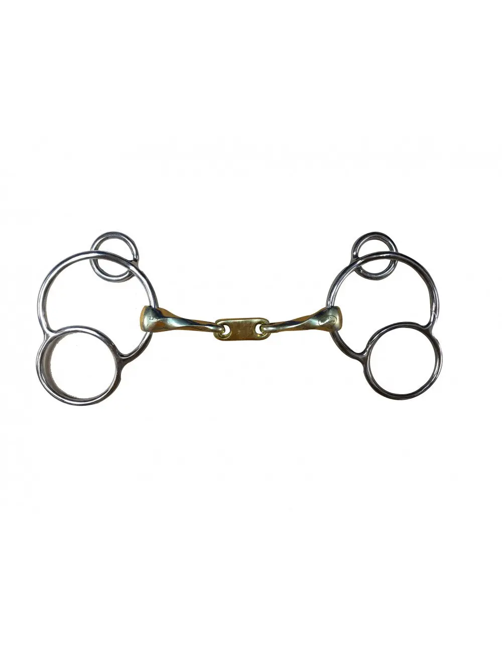 Jump'in Twisted French Link German 3 Ring Gag 1