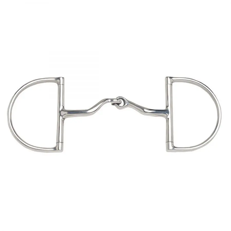 Stainless Steel Jointed Port Hunter Dee Ring Snaffle Bit 1