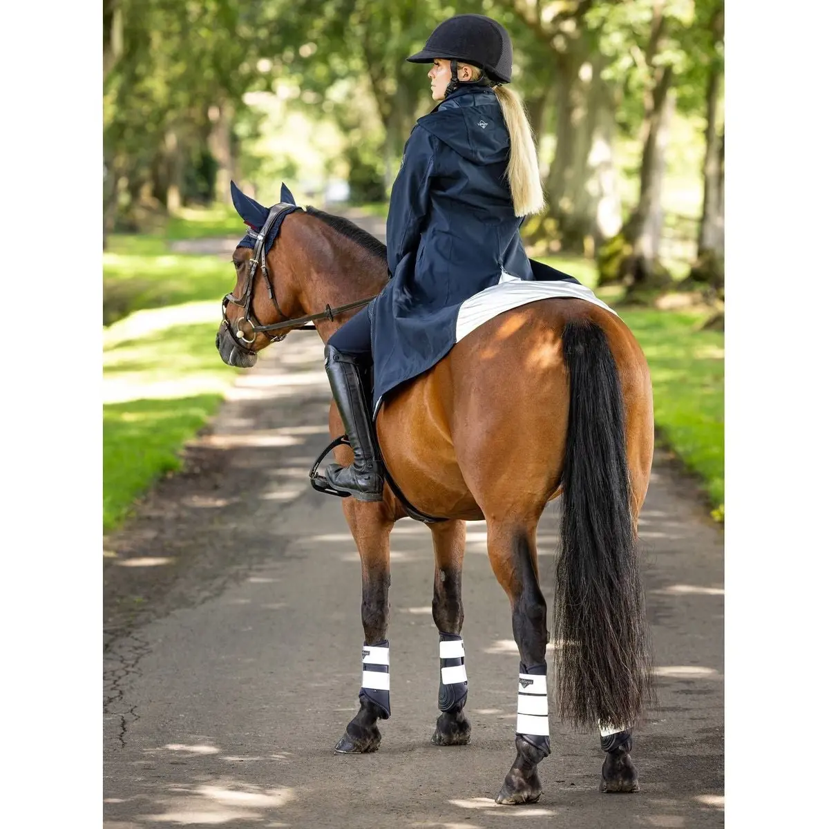 Le Mieux Amelie Lightweight Riding Coat Navy 1