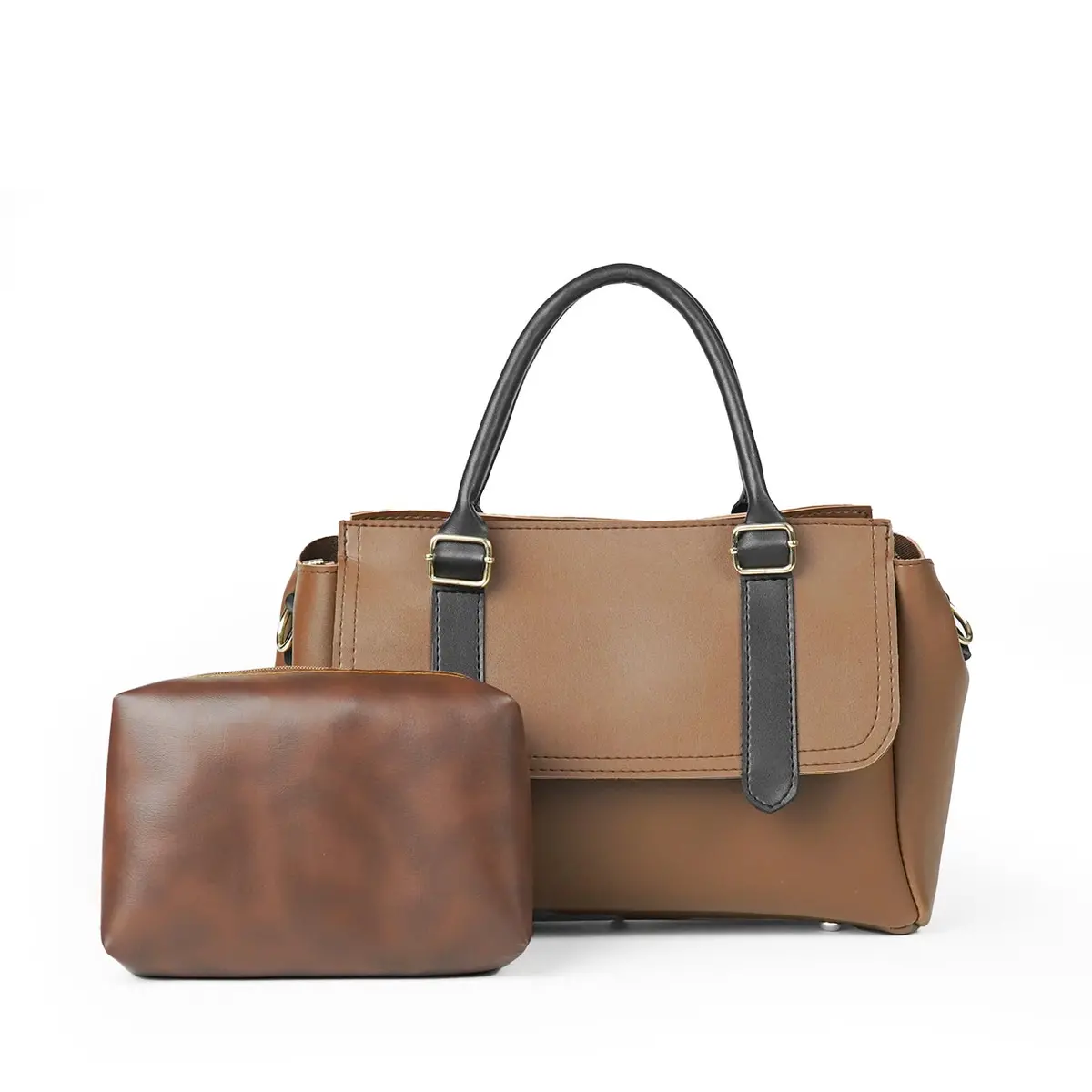 Milly Set Of 2 Bag Brown & Black 1