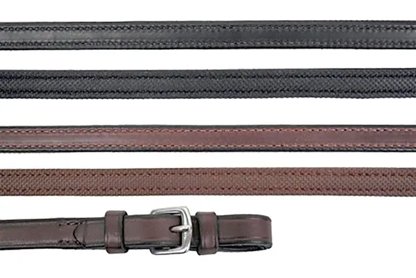 Nunn Finer Rubber Lined Reins 1