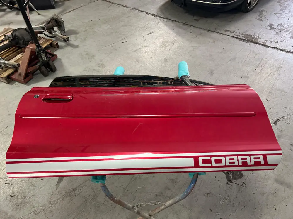 1994-98 Ford Mustang Laser Red Passenger Door Assembly 120 1